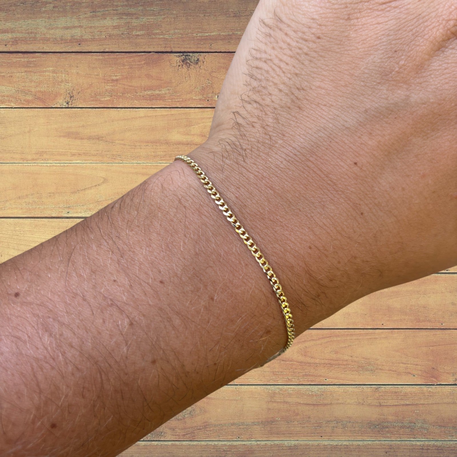 925 Sterling Silver 2mm Curb Bracelet