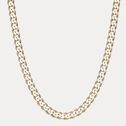 925 Sterling Silver 12mm Curb Chain Necklace