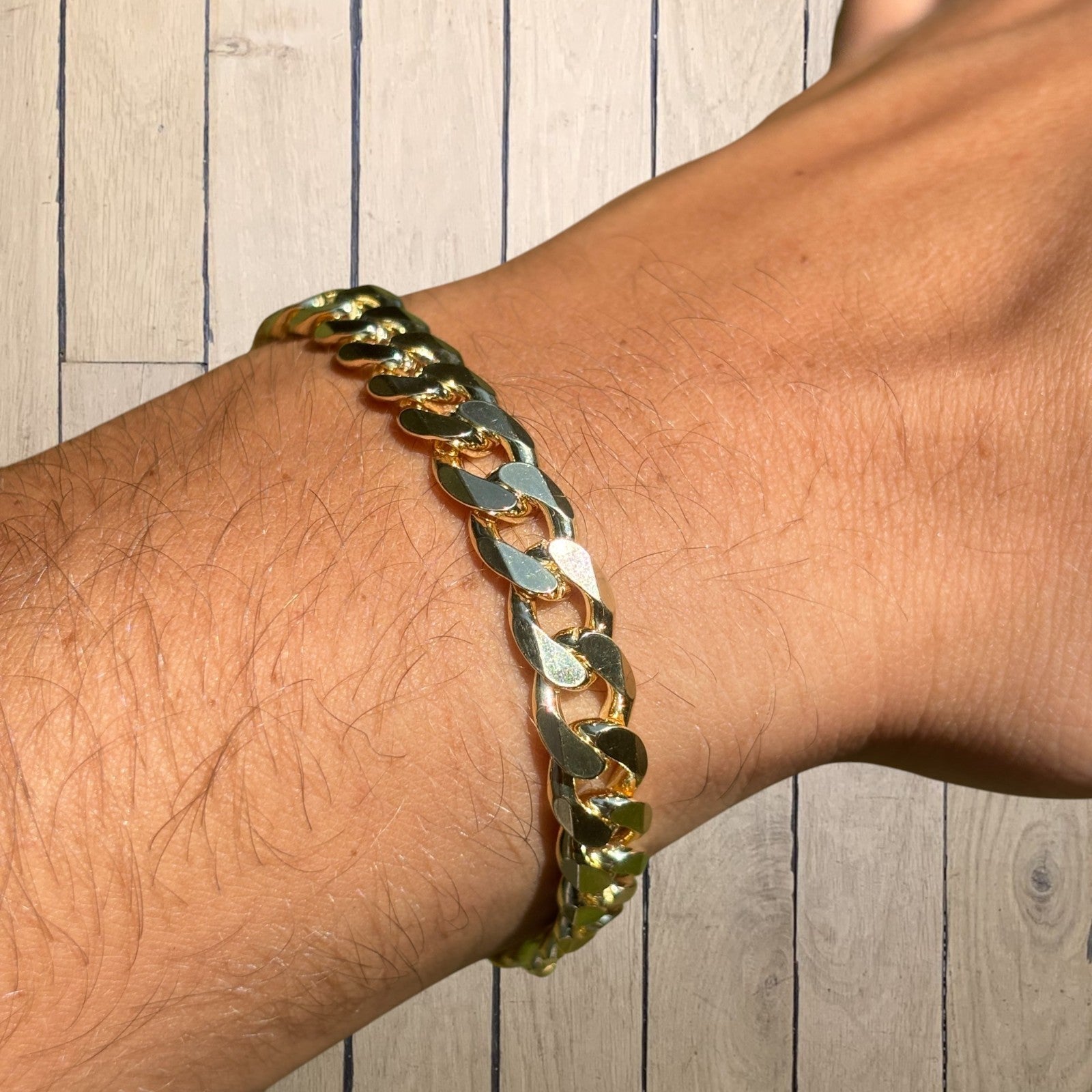 925 Sterling Silver 8mm Curb Bracelet