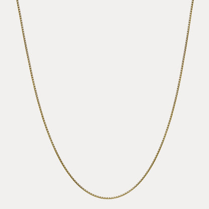 925 Sterling Silver 2mm Rounded Box Chain Necklace