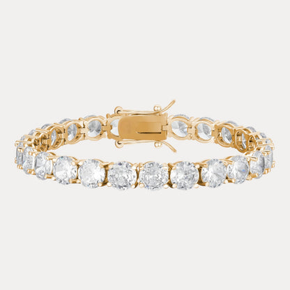 925 Sterling Silver 7mm Tennis Bracelet - CZ Or Moissanite