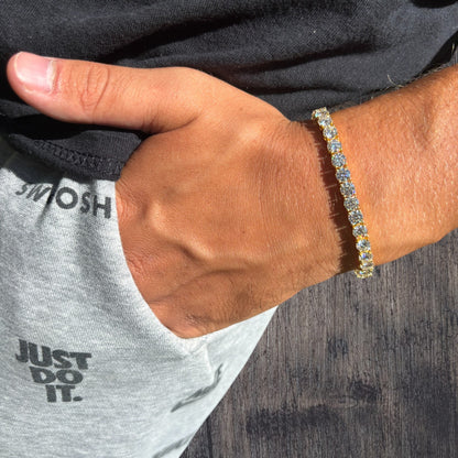 925 Sterling Silver 5mm Tennis Bracelet - CZ Or Moissanite