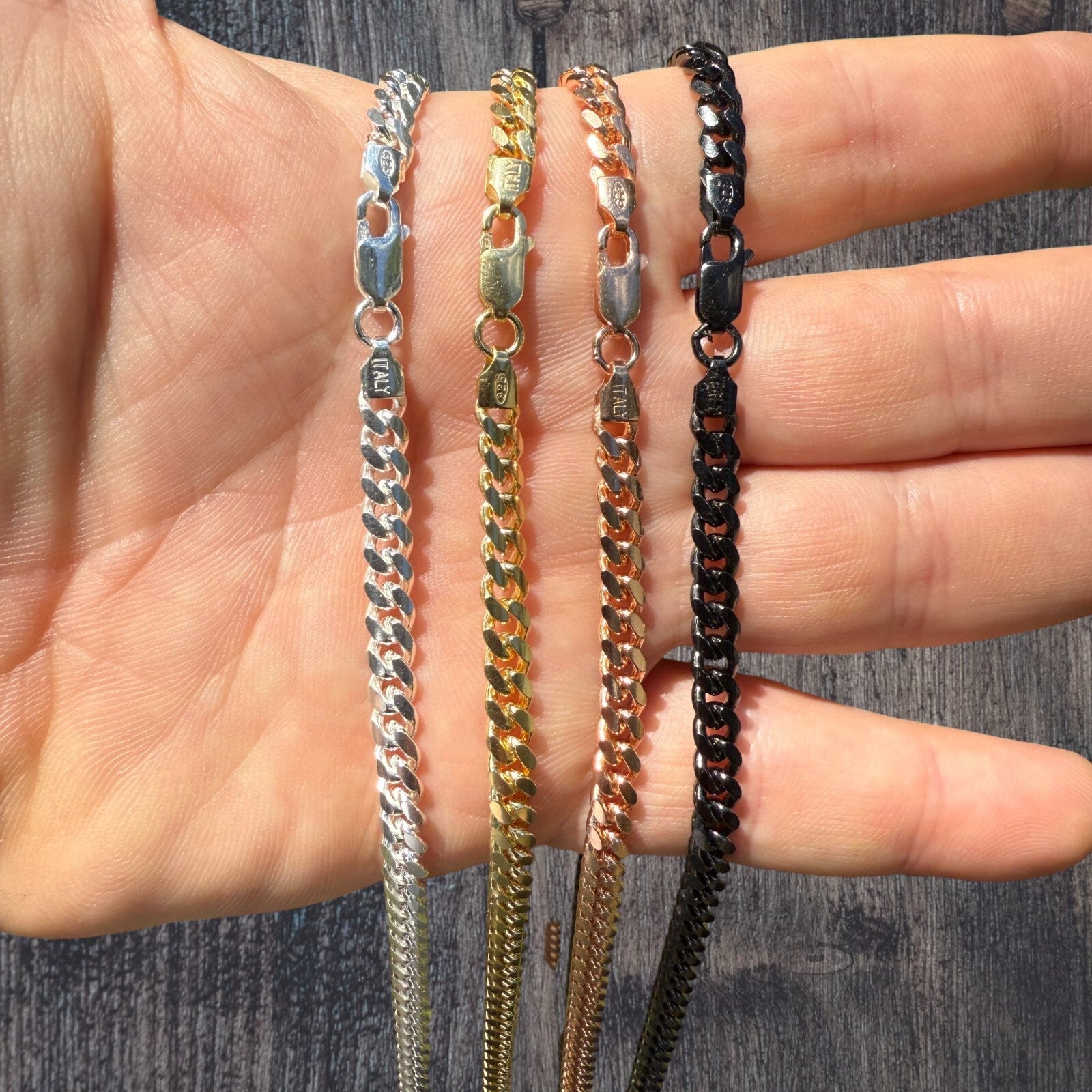 925 Sterling Silver 5mm Miami Cuban Chain Necklace