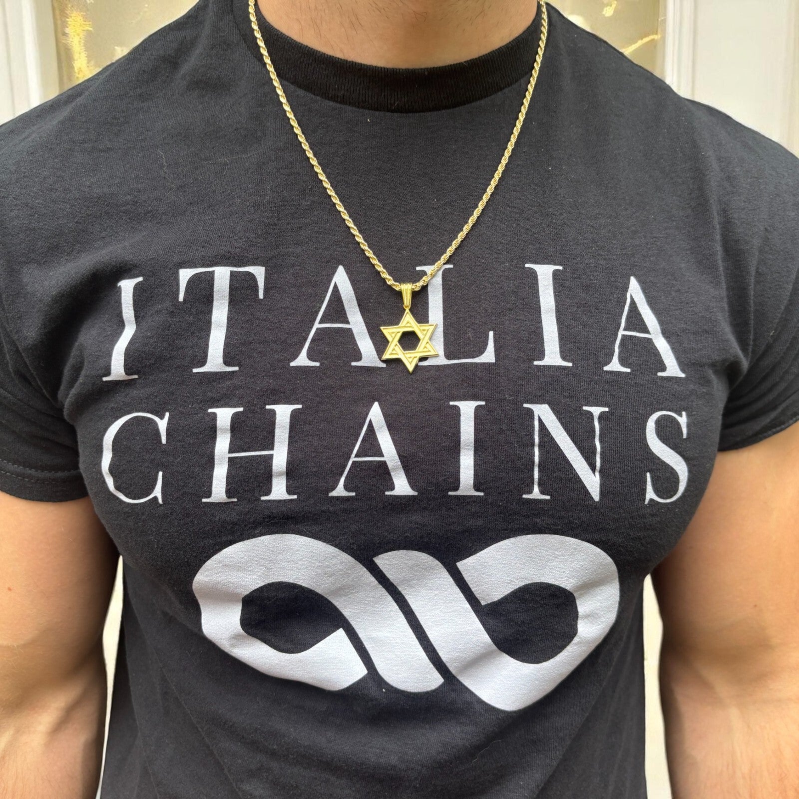 925 Sterling Silver Plain Star of David Pendant