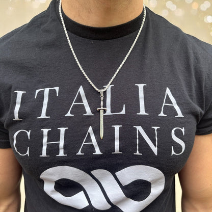 925 Sterling Silver Gladiator Sword Pendant