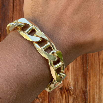 925 Sterling Silver 16mm Mariner Bracelet