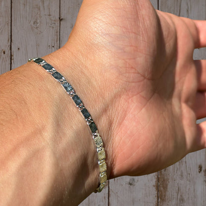 925 Sterling Silver 4mm Valentino Bracelet