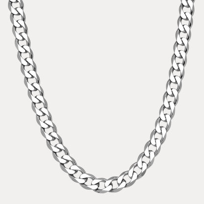 925 Sterling Silver 15mm Curb Chain Necklace