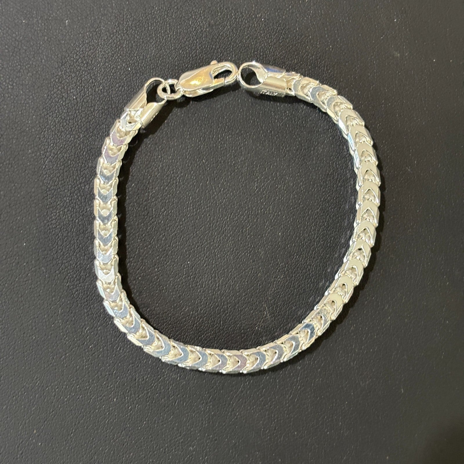 925 Sterling Silver 5mm Franco Bracelet