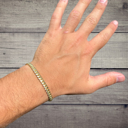 925 Sterling Silver 6mm Miami Cuban W. Box Clasp Bracelet