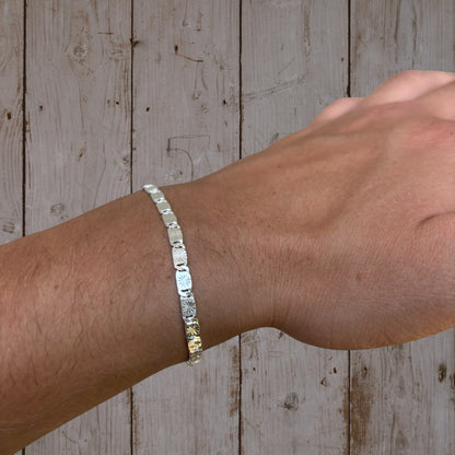 925 Sterling Silver 4mm Valentino Bracelet