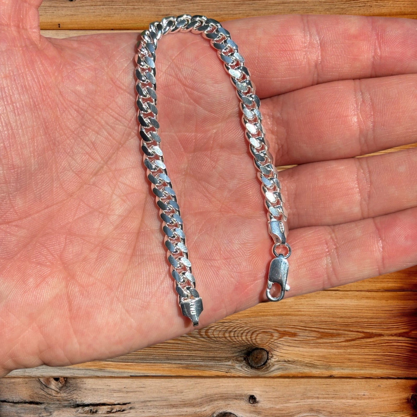 925 Sterling Silver 6mm Miami Cuban Bracelet