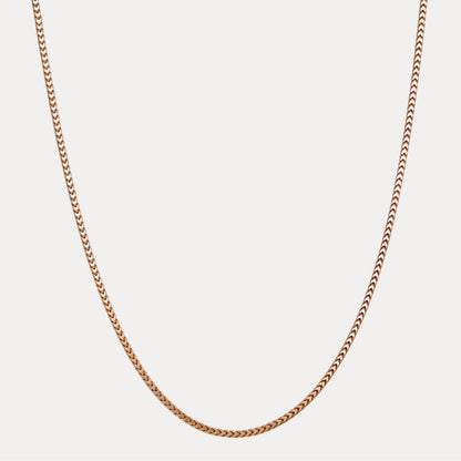 925 Sterling Silver 3mm Franco Chain Necklace