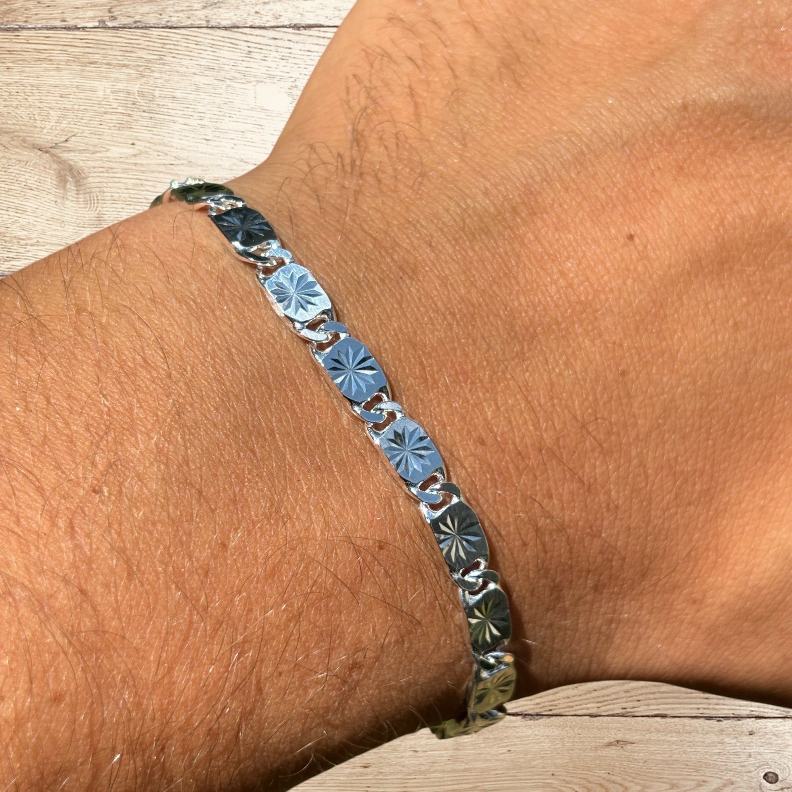 925 Sterling Silver 5mm Valentino Bracelet