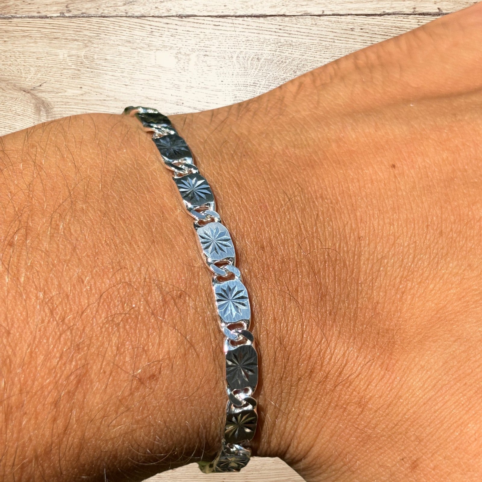 925 Sterling Silver 5mm Valentino Bracelet