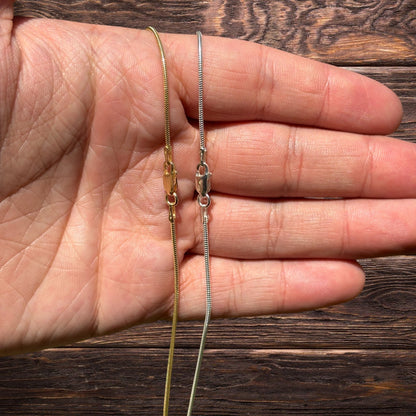 925 Sterling Silver 1.5mm Snake Chain Necklace