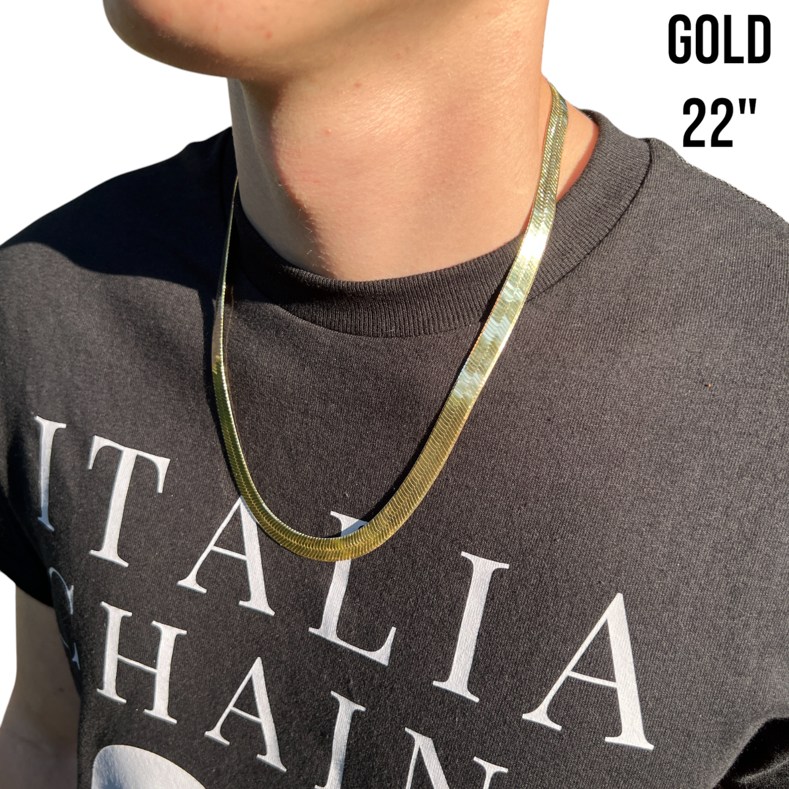 925 Sterling Silver 9mm Herringbone Chain Necklace