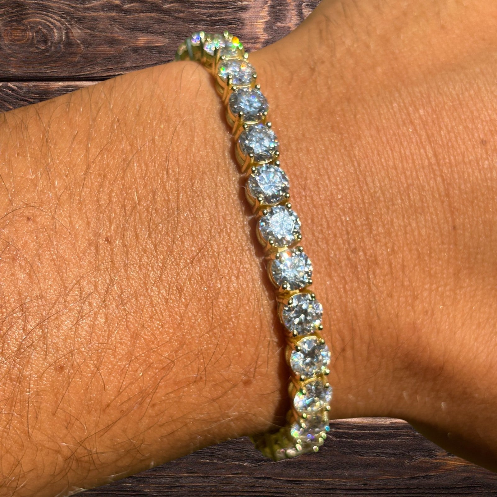 925 Sterling Silver 6mm Tennis Bracelet - CZ Or Moissanite