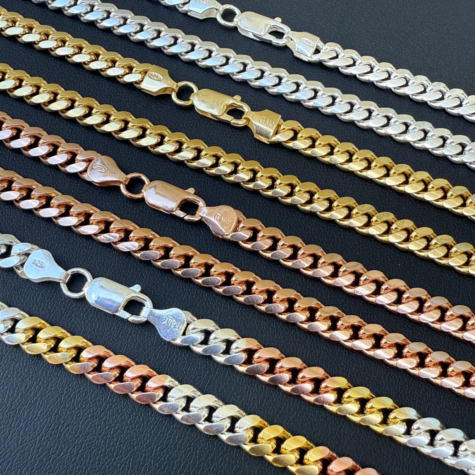 925 Sterling Silver 6mm Miami Cuban Chain Necklace