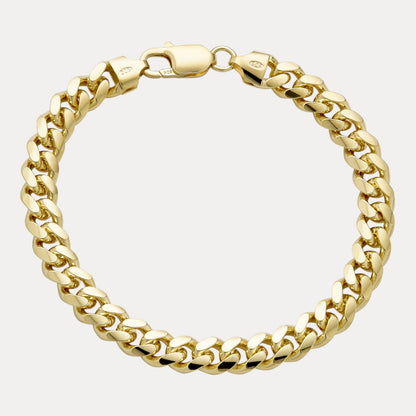 925 Sterling Silver 8mm Miami Cuban Bracelet