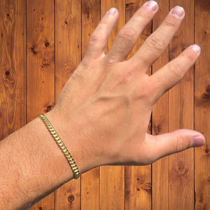 925 Sterling Silver 4mm Miami Cuban Bracelet