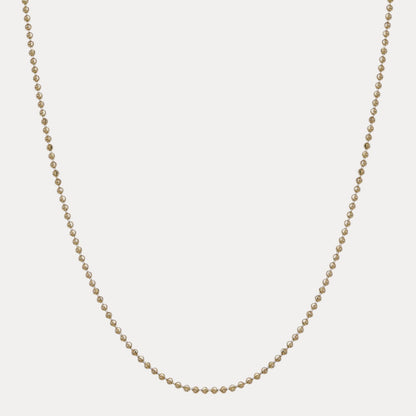 925 Sterling Silver 3mm Bead Chain Necklace