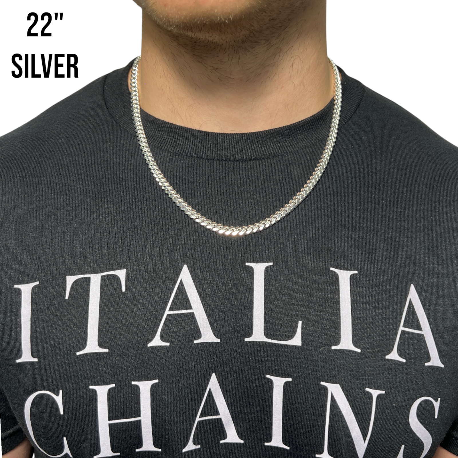925 Sterling Silver 6mm Miami Cuban Chain Necklace