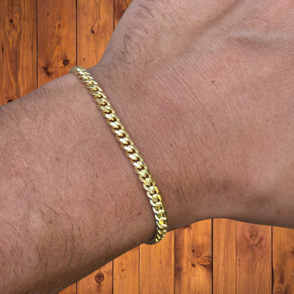 925 Sterling Silver 4mm Miami Cuban Bracelet