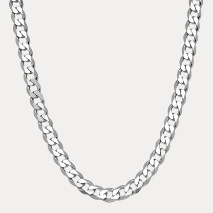 925 Sterling Silver 13.5mm Curb Chain Necklace