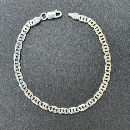 925 Sterling Silver 4.5mm Tiger Eye Bracelet