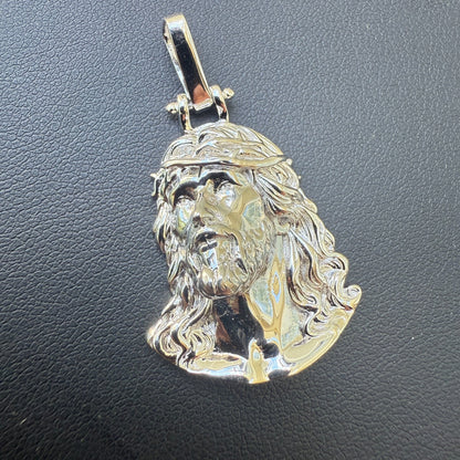 925 Sterling Silver Passion Of The Christ Jesus Piece Pendant - Small