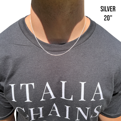 925 Sterling Silver 1.5mm Snake Chain Necklace