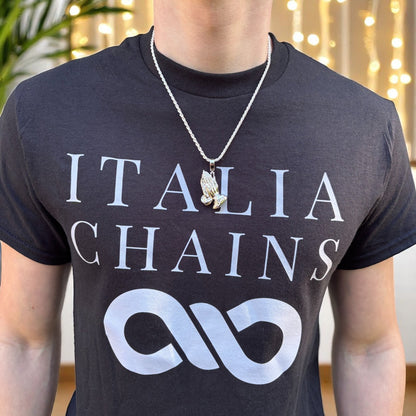 925 Sterling Silver Praying Hands Pendant - Medium