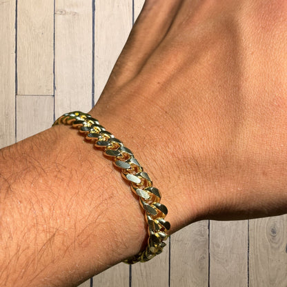 925 Sterling Silver 8mm Miami Cuban Bracelet