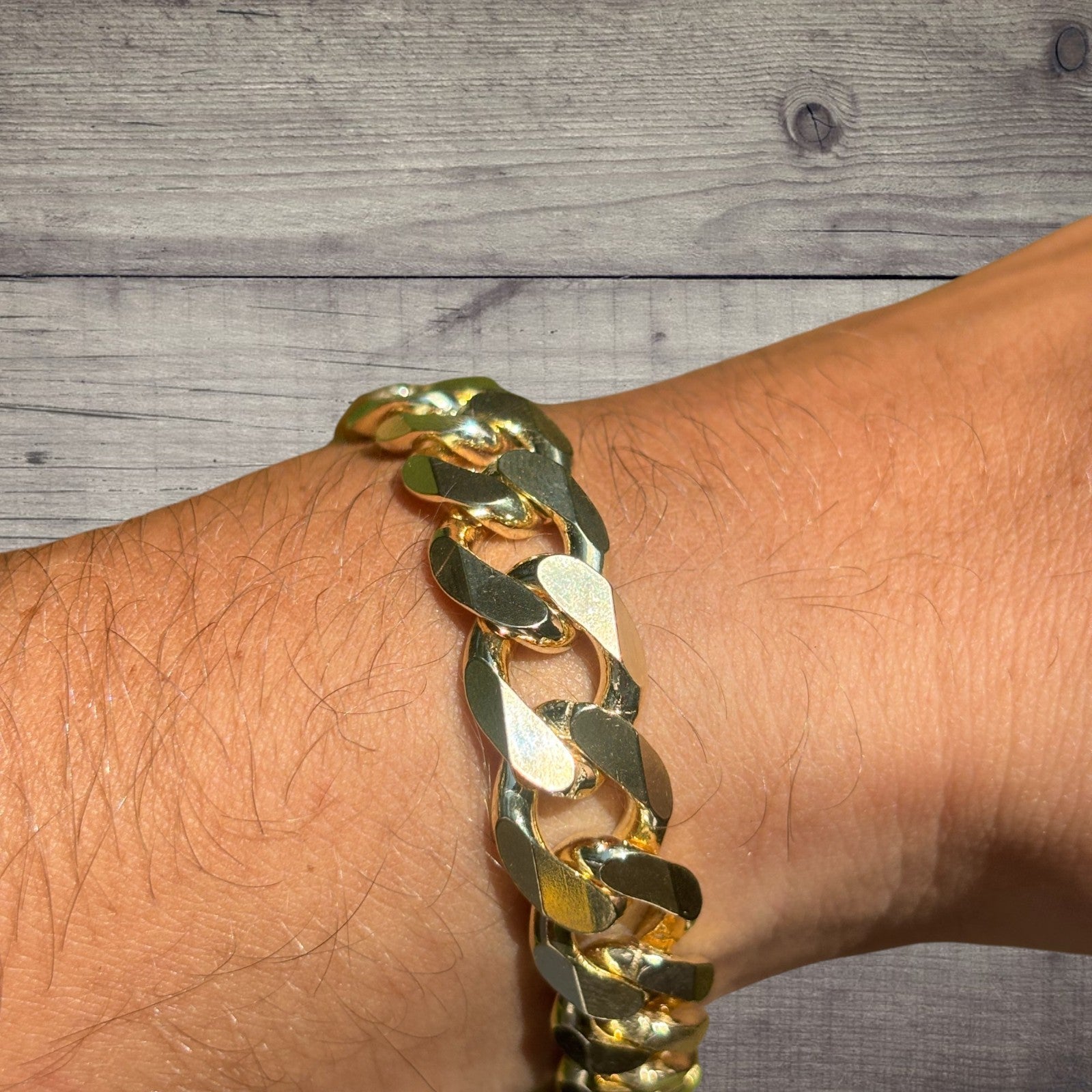 925 Sterling Silver 12mm Curb Bracelet