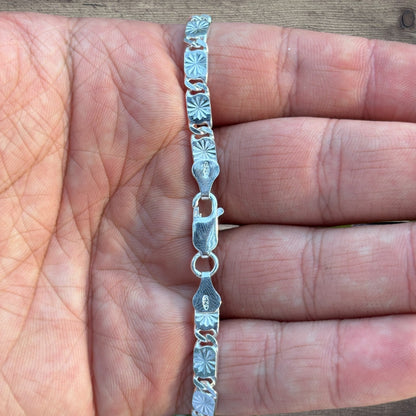 925 Sterling Silver 5mm Valentino Chain Necklace