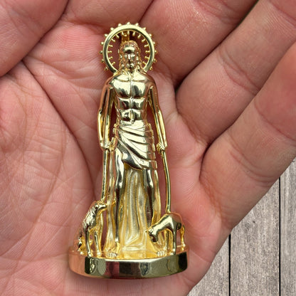 925 Sterling Silver St Lazarus San Lazaro Pendant - Large