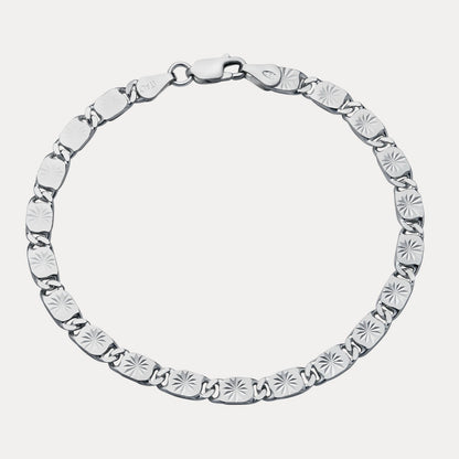 925 Sterling Silver 5mm Valentino Bracelet