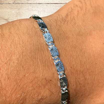 925 Sterling Silver 5mm Valentino Bracelet