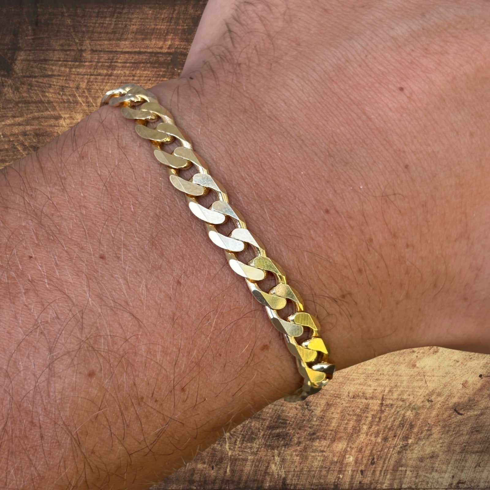 925 Sterling Silver 7mm Curb Bracelet