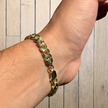 925 Sterling Silver 8mm Miami Cuban Bracelet