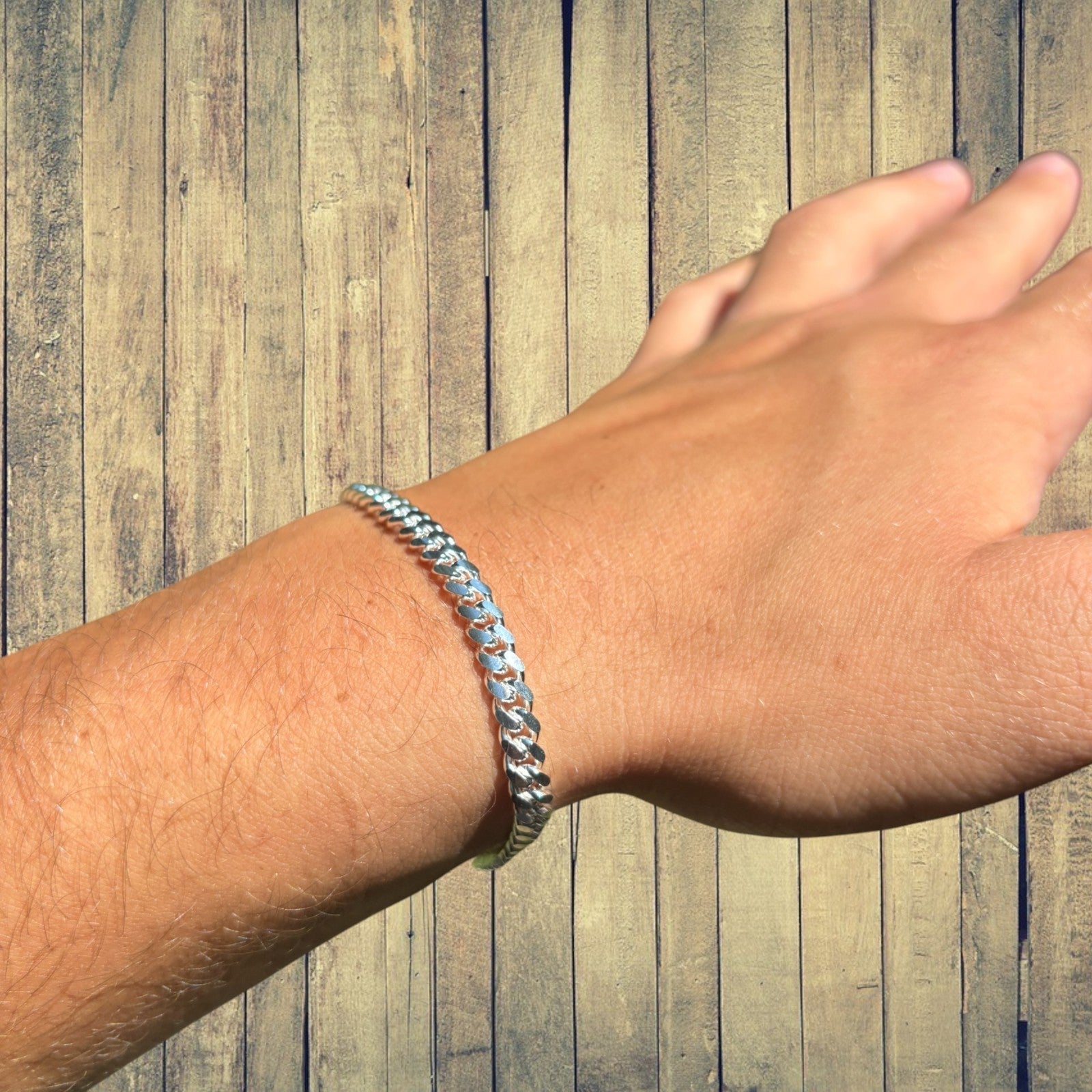 925 Sterling Silver 5mm Miami Cuban Bracelet