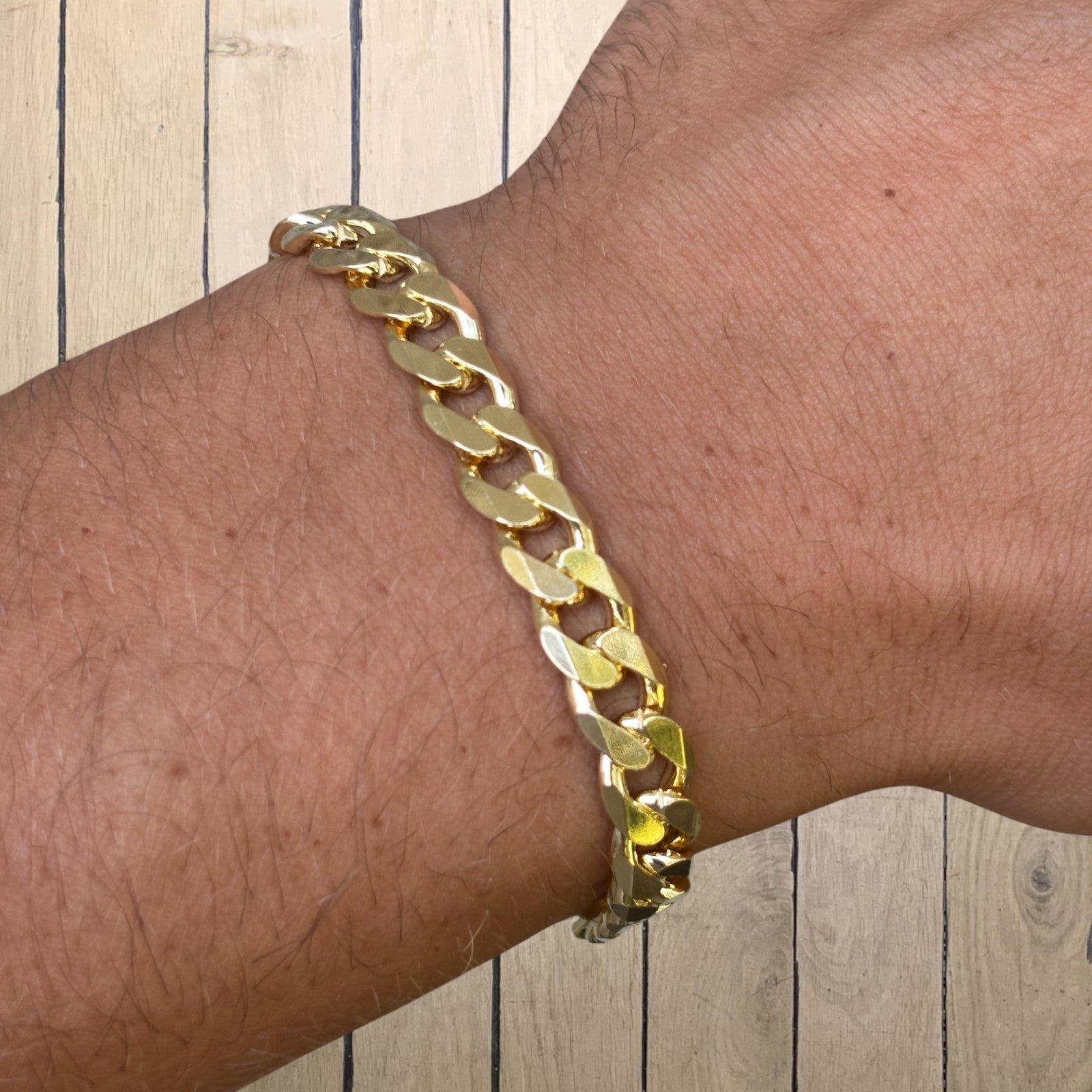 925 Sterling Silver 8mm Curb Bracelet