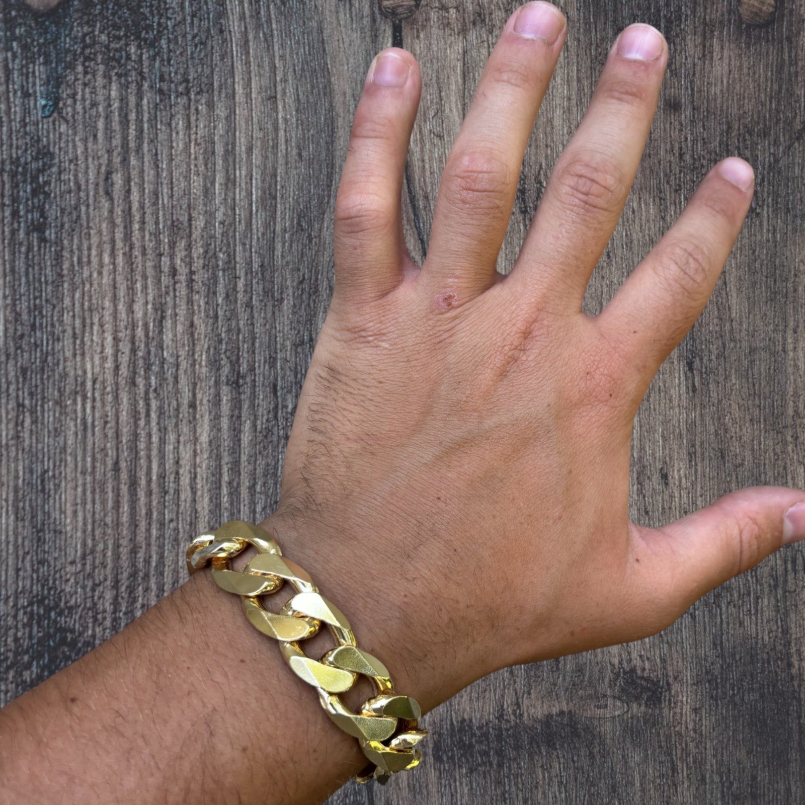 925 Sterling Silver 16mm Curb Bracelet