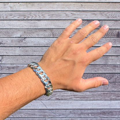 925 Sterling Silver 16mm Double Curb Bracelet