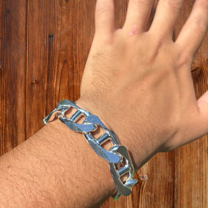 925 Sterling Silver 16mm Mariner Bracelet