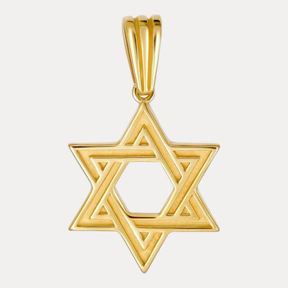 925 Sterling Silver Plain Star of David Pendant
