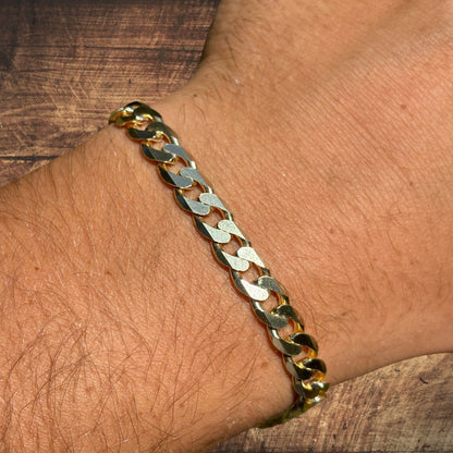 925 Sterling Silver 7mm Curb Bracelet