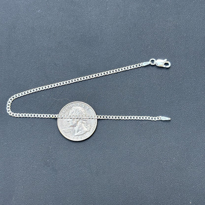 925 Sterling Silver 2mm Curb Bracelet