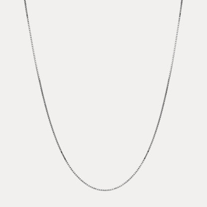 925 Sterling Silver 2mm Box Chain Necklace